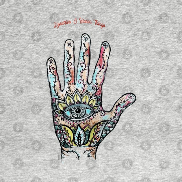 Hamsa Hand - Mysteries & Hidden Things. by FanitsaArt